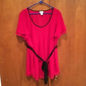 Motherhood Maternity Red blouse